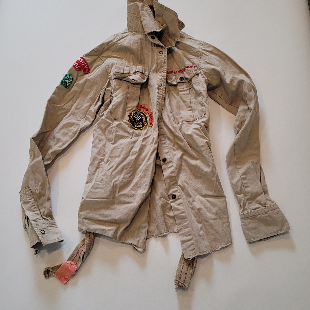 Superdry xs boy scout type shirt. Vintage original.